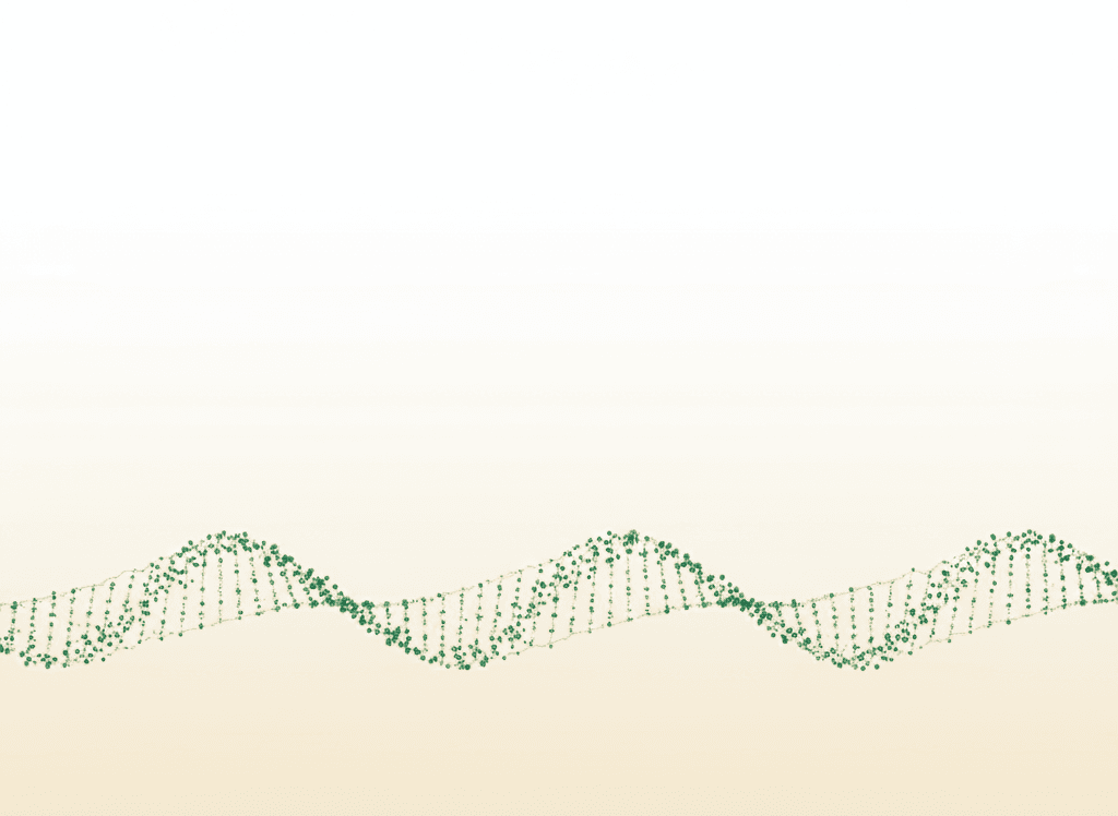 Abstract multi-omic wellness illustration